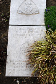 Private George Ernest Towler. 42027.