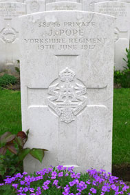Private Joseph Pope. 38746. 