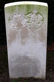 Private Bernard Chapman. 7921. 