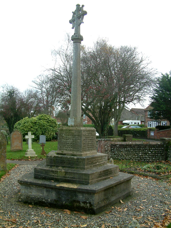 The War Memorial in the Churchyard of St. Martin's, Overstrand (Norfolk)