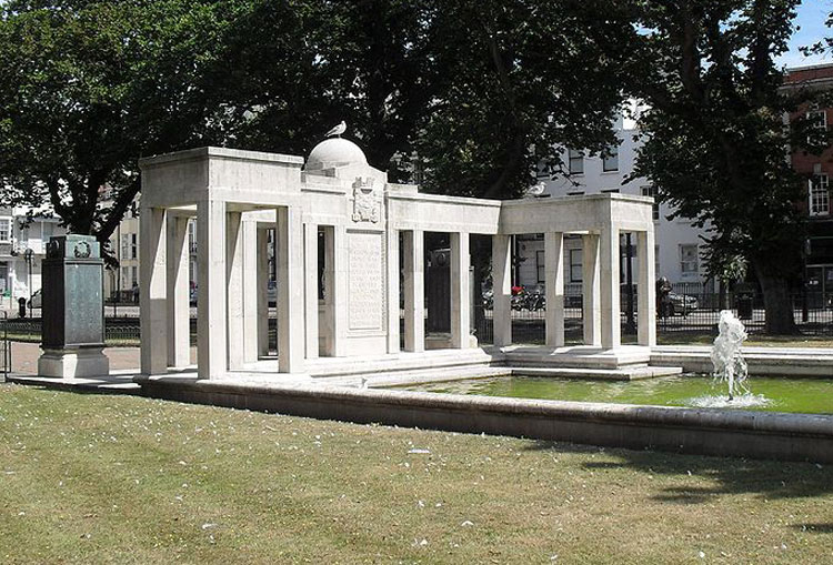 Brighton's War Memorial in the Old Steine Gardens