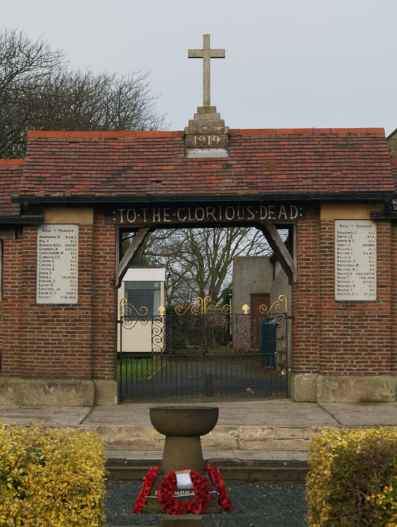 The War Memorial for Burnhope (2)