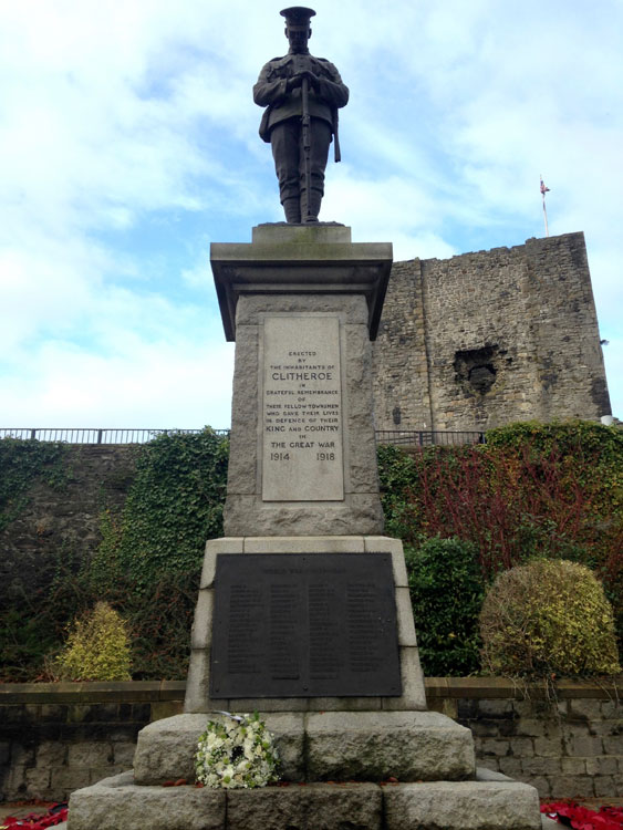 The War Memorial for Clitheroe (Lancs) in the Castle Gardens (1)