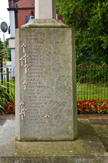 WW1 names "B" - "L" & WW2 Little