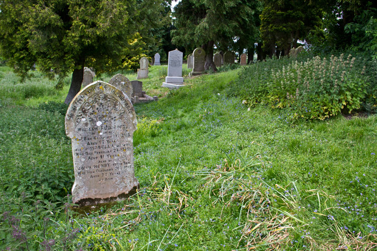 John Ruecroft's Grave in Redmire (St. Mary's) Churchyard