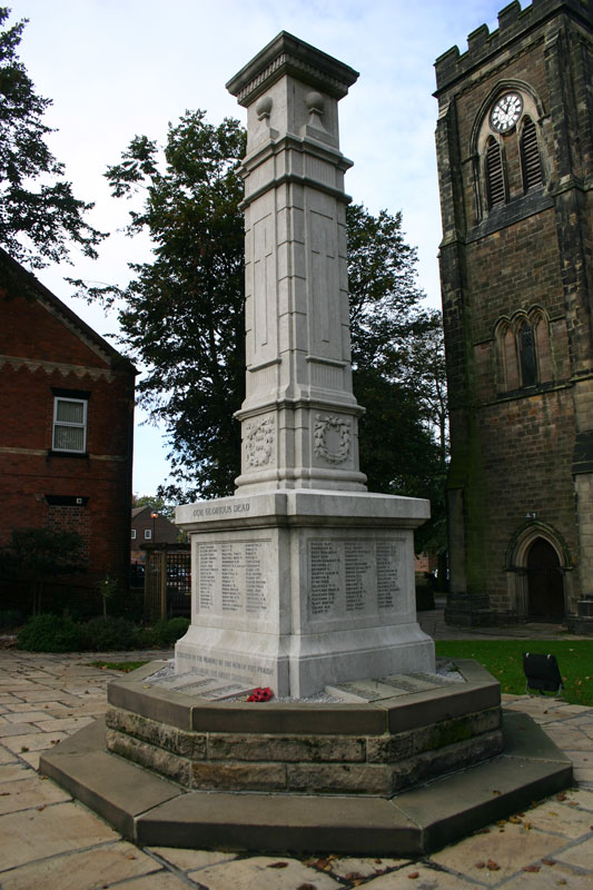 The War Memorial for Ripley, Derbyshire