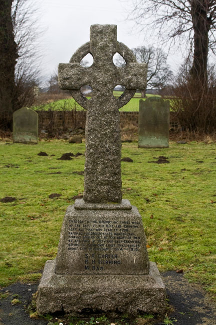 The War Memorial outside St. Mary's Church, Rokeby