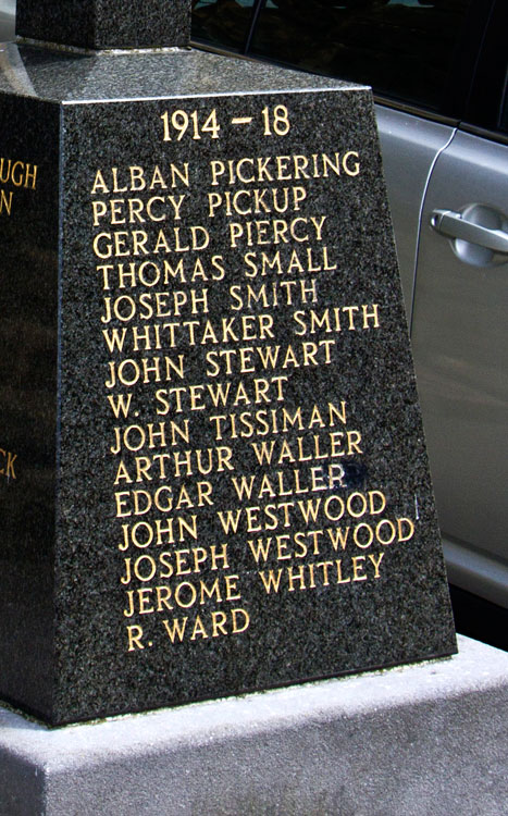 First World War Commemorations (2) for St. Peter's RC Church, Scarborough.