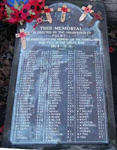 The War Memorial for Seaburn and Fulwell