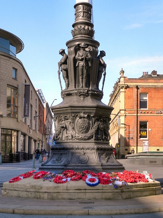 The First World War Memorial for Sheffield, located outside the City Hall (1)