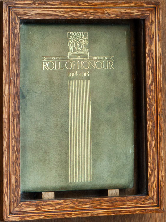 The WW1 Roll of Honour in Sheffield's City Hall