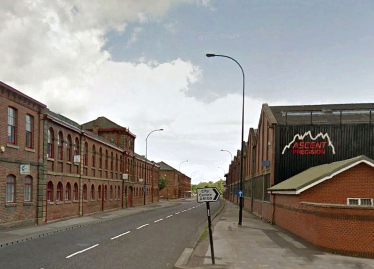 The President Buildings Office Park, Attercliffe Road (Sheffield) - on the left