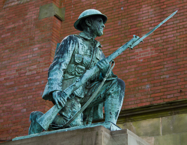 The War Memorial in Shildon, Co. Durham.