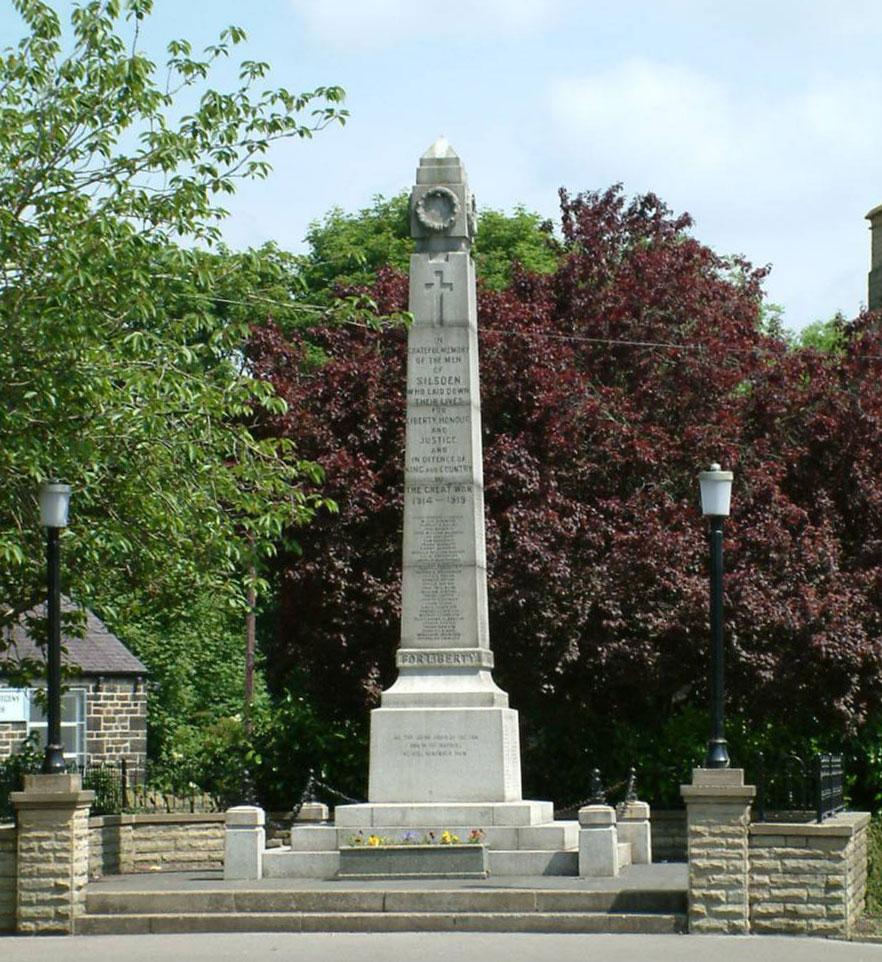 The Town War Memorial in Silsden