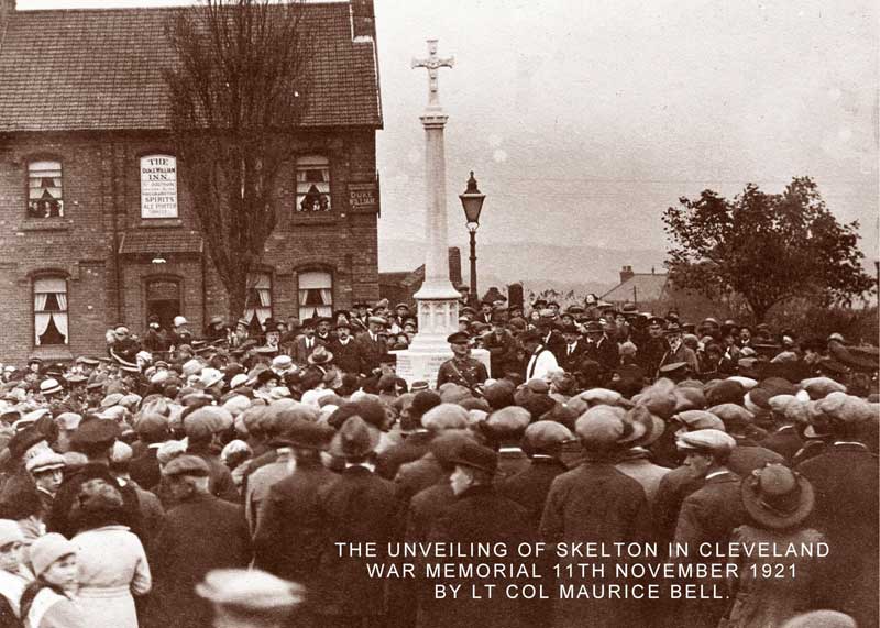 The unveiling of the Skelton Memorial on 11 November 1921