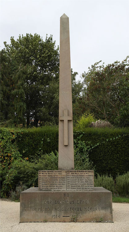 Snainton's War Memorial