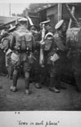 Troops, with Captain Francis Dodgson, about to entrain from Liphook Station, - 26 August 1915