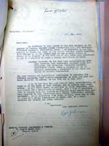 29 May 1919. Letter from the Army Council to H N C's parents stating that for official purposes H N C could be considered dead.