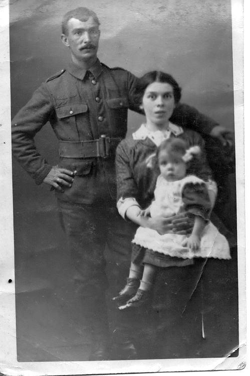 Michael Egan, his wife Mabel (nee Credland) and Daughter Mary Egan