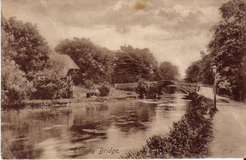 A postcard written by Serjeant Fisher while in camp at Romsey, Hants (1915) - 1