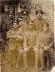 W J Jackson with fellow Sergeants in the 4th Battalion