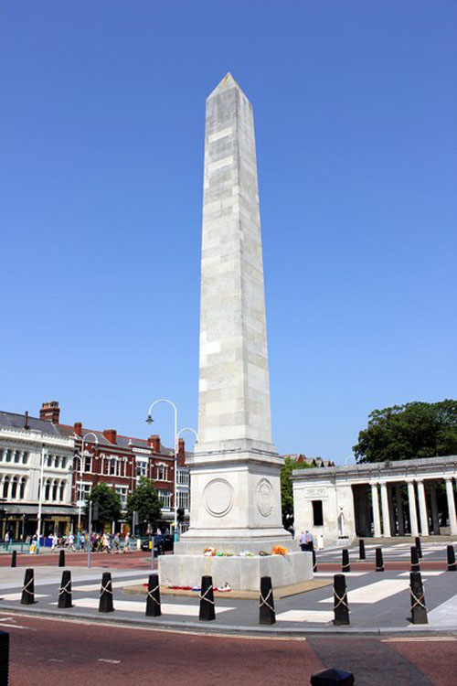 The Obelisk of the War Memorial, - Southport (Merseyside)