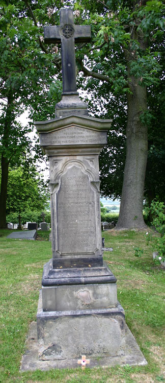 The War Memorial in the Churchyard of the Church of the Immaculate Conception, - Spinkhill (Derbyshire)