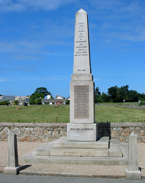 The War Memorial for the Parish of St. John's, Jersey (C I)