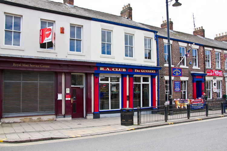 The Royal Artillery Club in Mary Street, Sunderland.