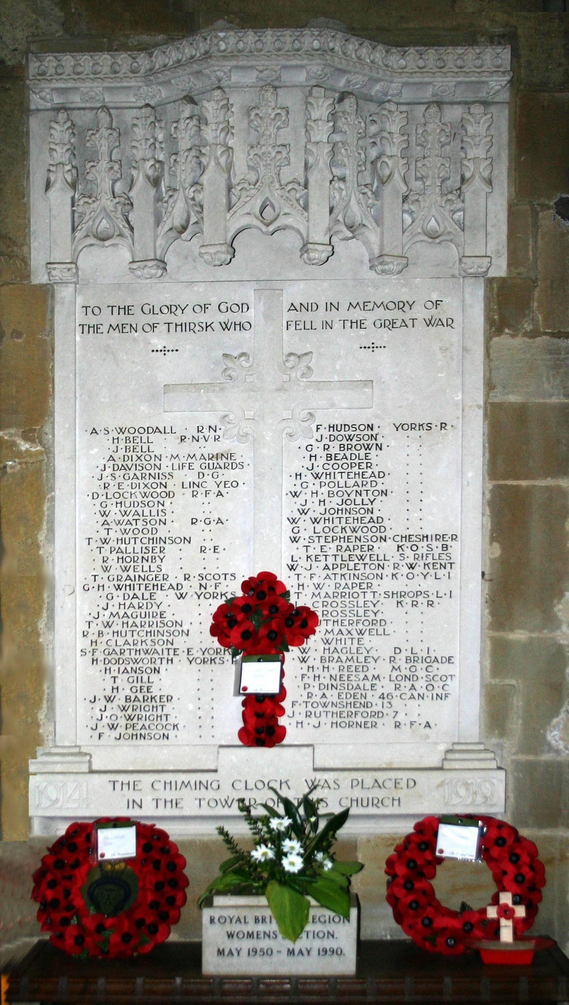 The Yorkshire Regiment Local War Memorials