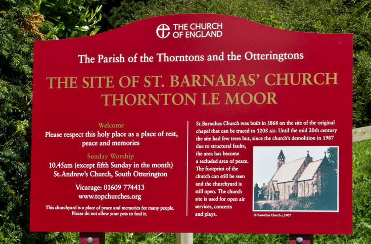 Site of St. Barnabas' Church