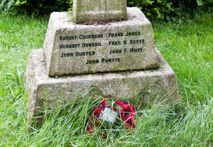 The Thornton-le-Street War Memorial.