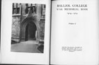 Oxford, Balliol College War Memorial Book 