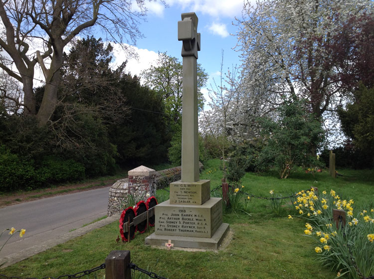 The Thurston War Memorial.