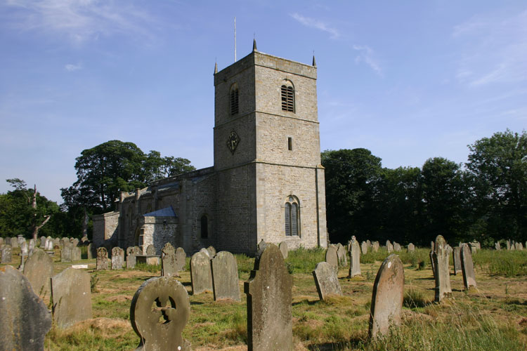 The Church of the Holy Trinity, Wensley. 