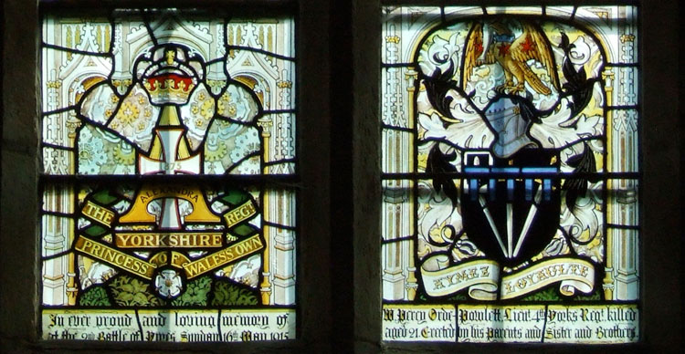 The Commemoration on the Orde-Powlett Memorial Window