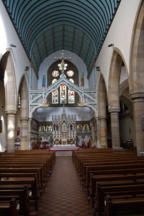 St. Hilda's RC Church, Whitby - Interior View