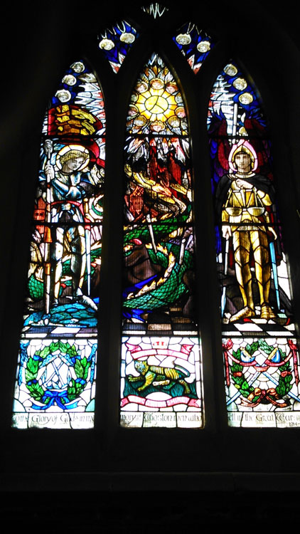 memorial stained glass window