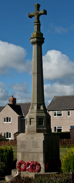 The War Memorial for Witton Gilbert