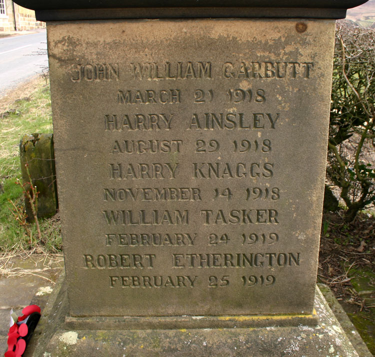 Commemorations on the Chop Gate War Memorial (2)