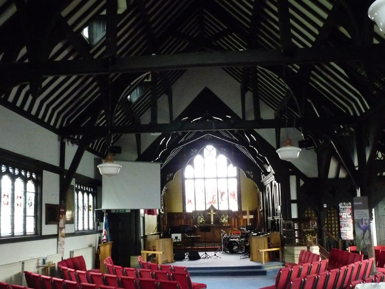 The Interior of the Church of St. Mary, Denton (Lancashire)