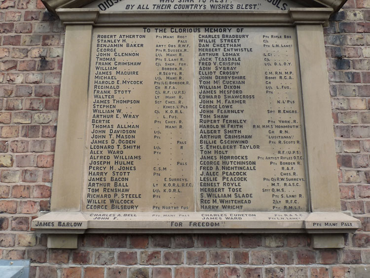 The Yorkshire Regiment, War Memorials Elsewhere