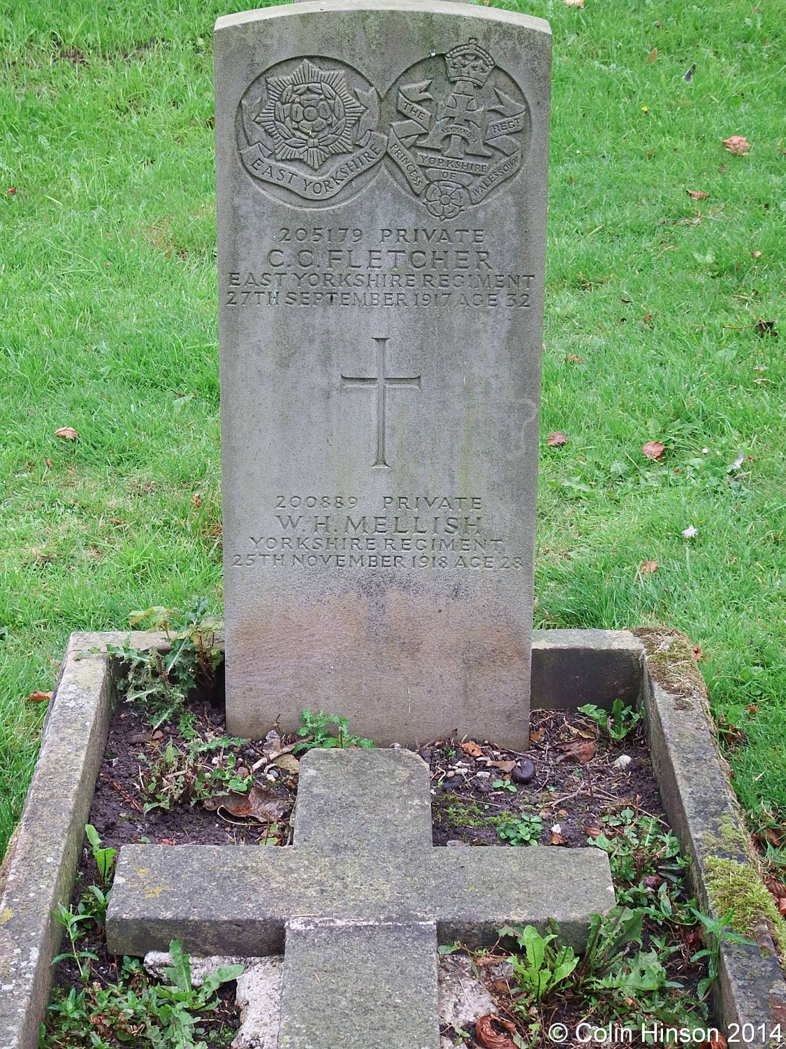 The Yorkshire Regiment War Graves, - Hornsea Cemetery