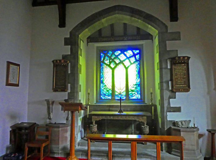 The First World War Memorial in St. Mary's Church, Lapworth