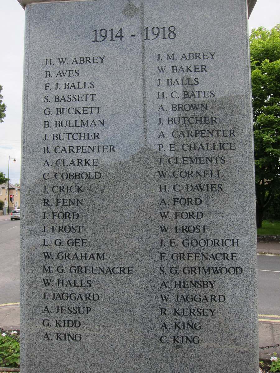 The Yorkshire Regiment, Local War Memorials