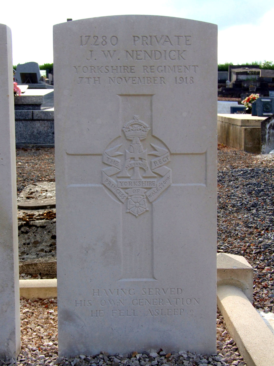 The Yorkshire Regiment War Graves