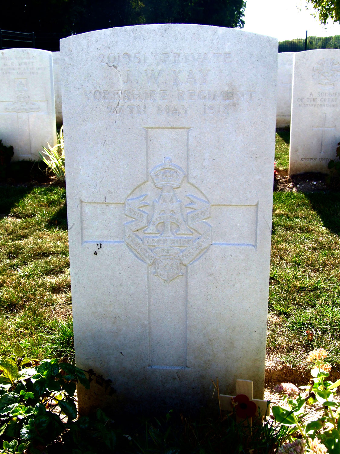 The Yorkshire Regiment War Graves