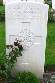 2nd Lieutenant Eric William Brodrick. 
