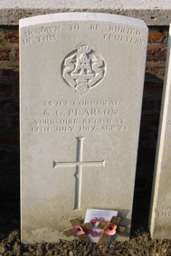 Corporal George Gregory Pearson. 38717.