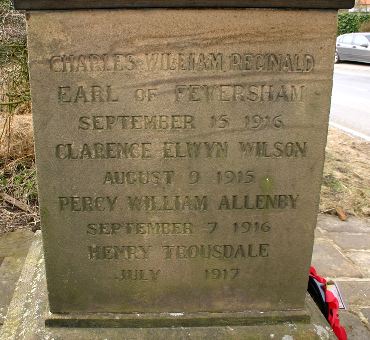 Commemorations on the Chop Gate War Memorial (1)